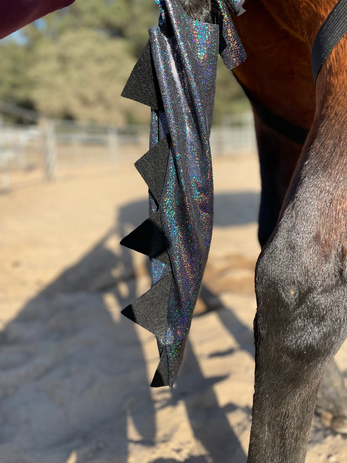 Horse costume matching dragon theme tail bag horse costume