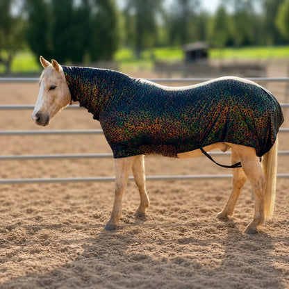 hologram leopard faceless full body sleazy side view 