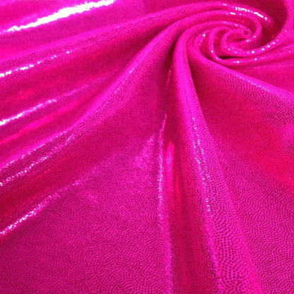 metallic hot pink swatch demo of color