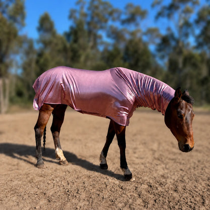 metallic rose faceless full body sleazy horse right side