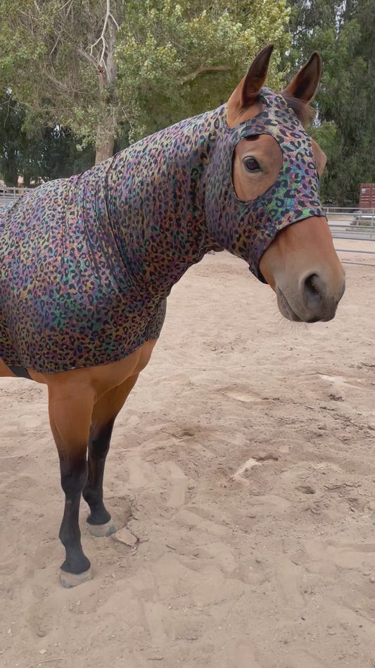 Hologram Leopard Hood Sleazy